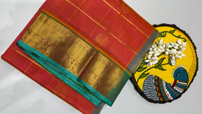 Mayil & Chakram Butta Pure Silk Cotton Saree