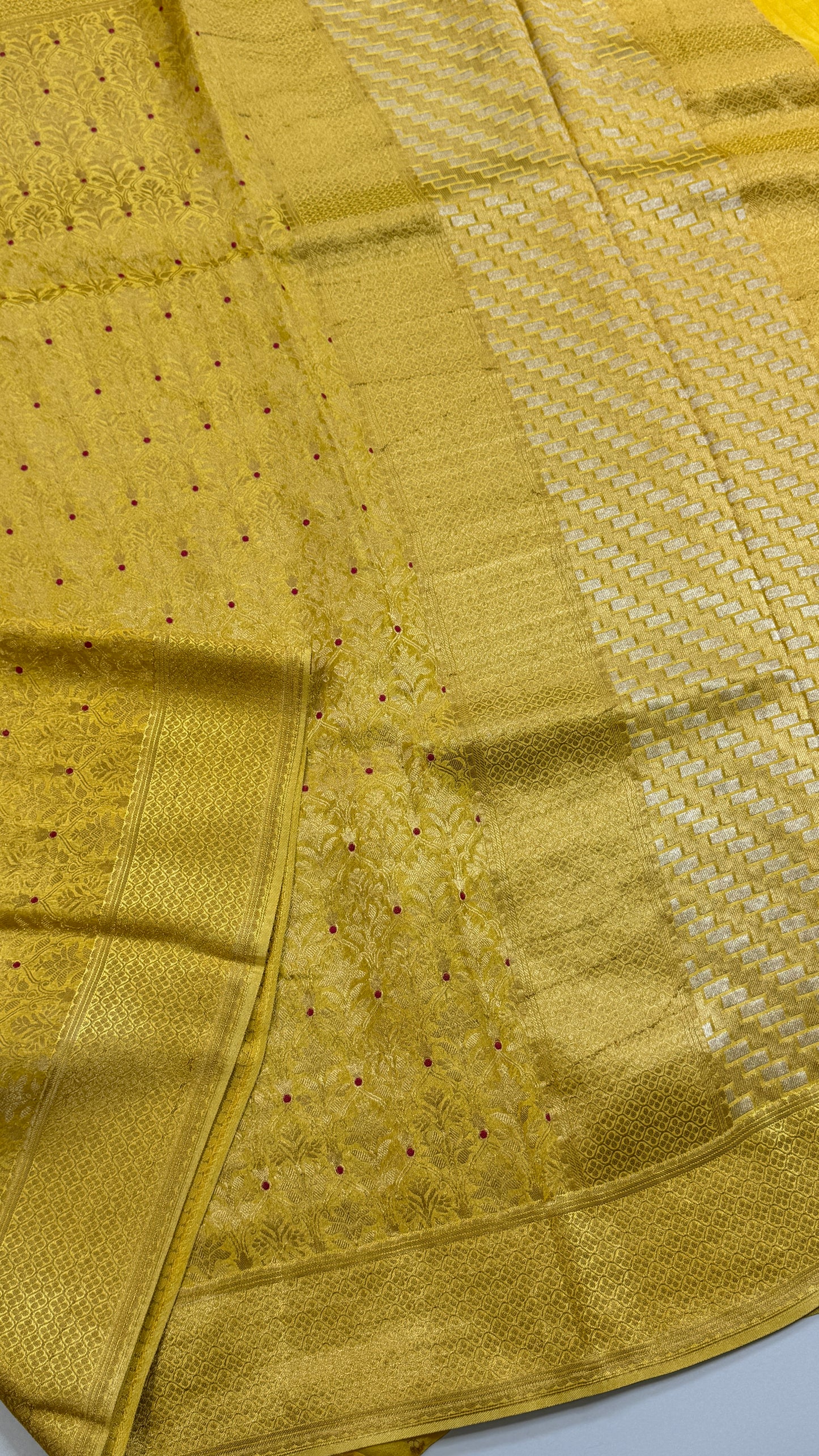 Brocade Crepe Saree