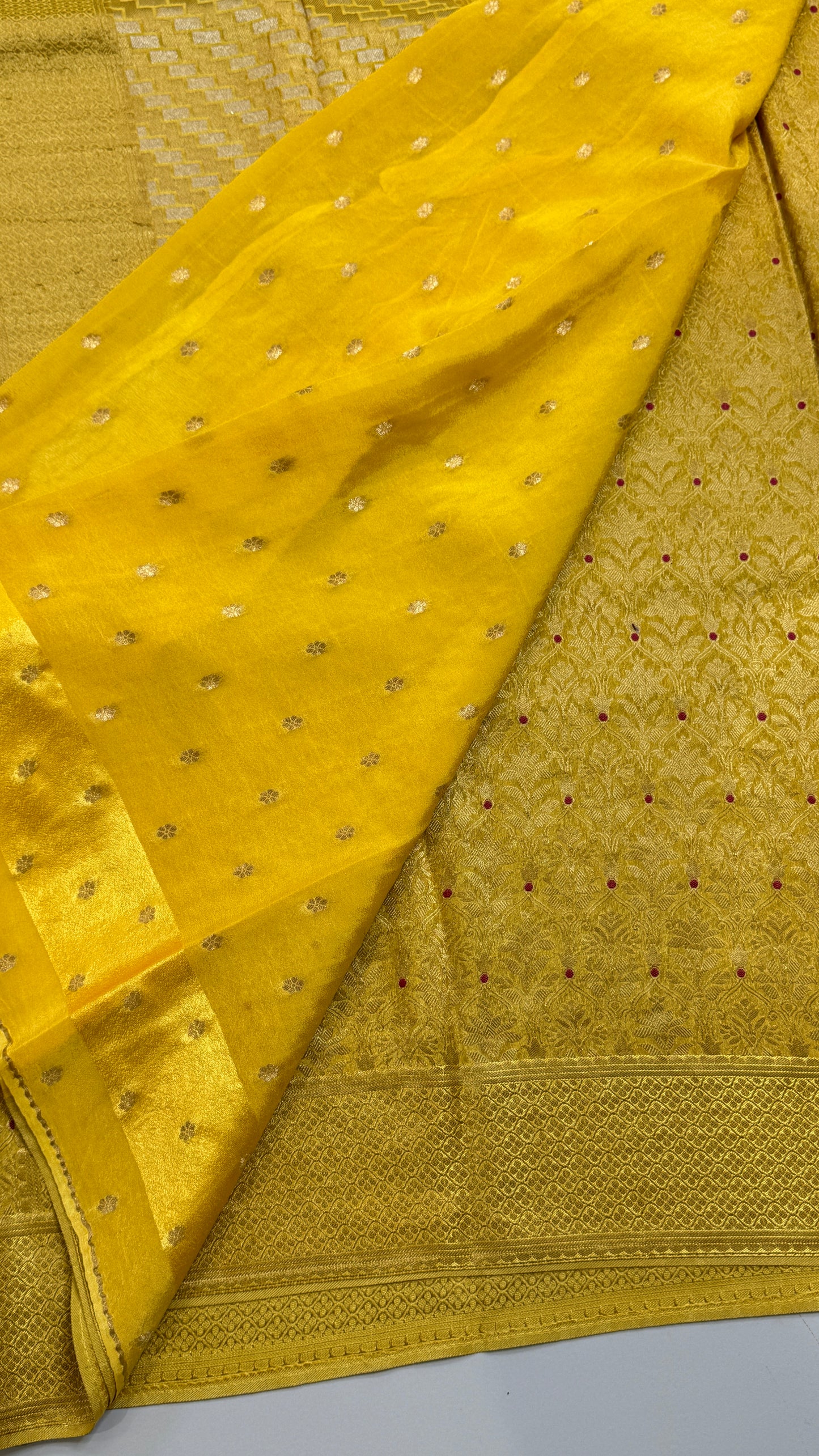 Brocade Crepe Saree