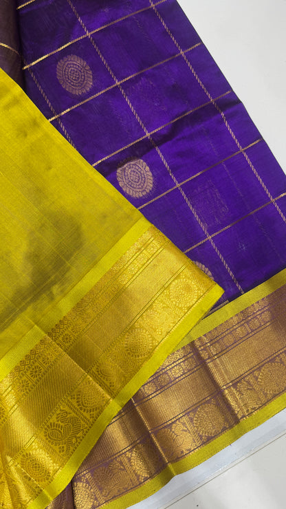 Mayil & Chakram Butta Pure Silk Cotton Saree