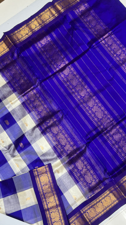 Korvai Palum Pazhamum Pure Silk Cotton Saree
