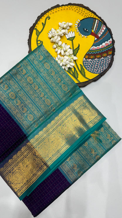 Pure handloom Lakshadeepam Silk cotton saree