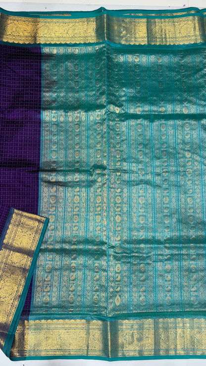 Pure handloom Lakshadeepam Silk cotton saree