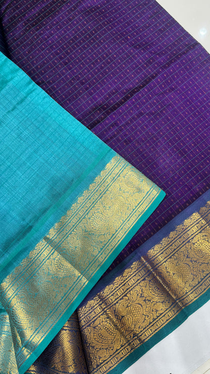 Pure handloom Lakshadeepam Silk cotton saree