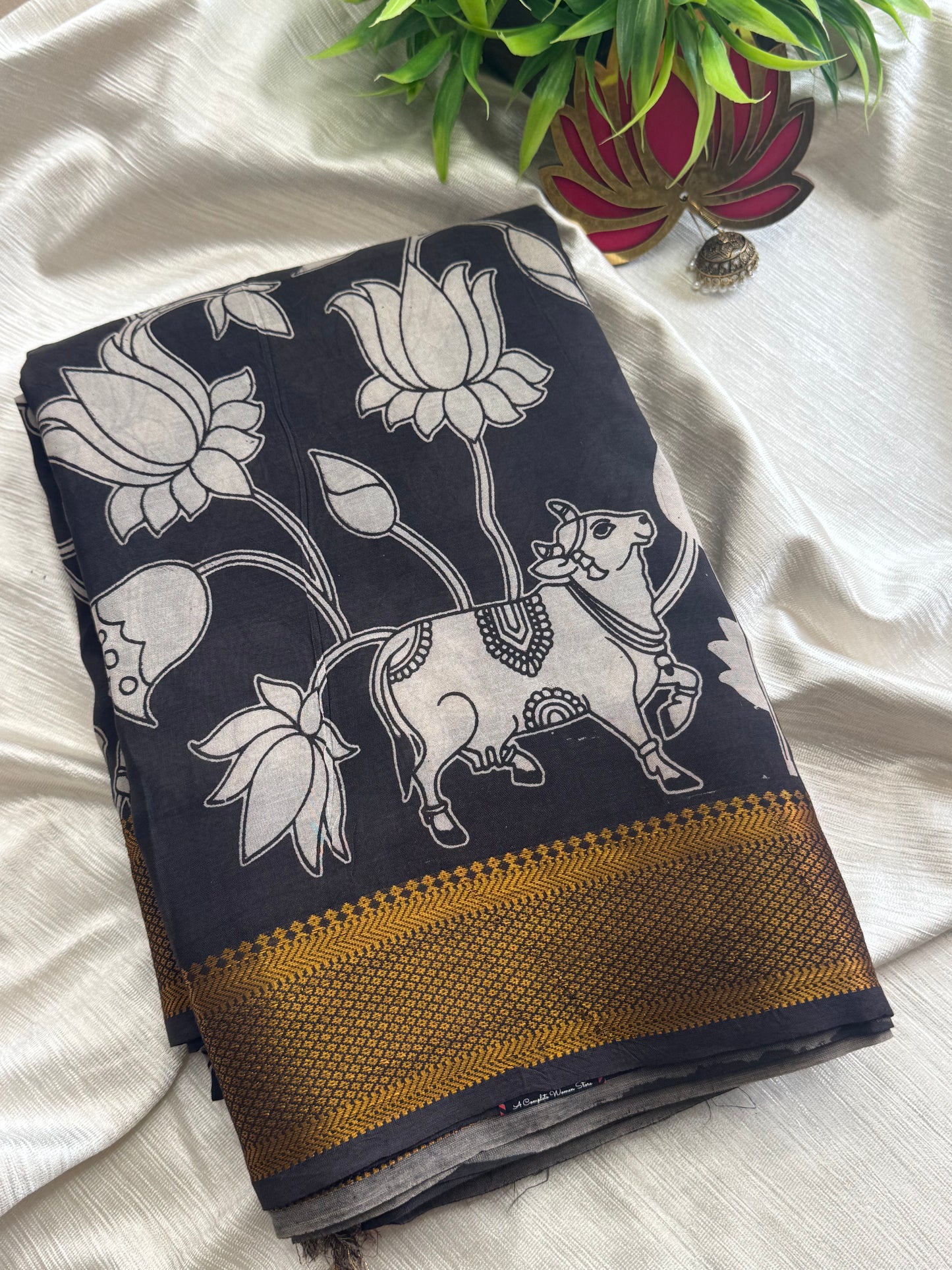 Kalamkari Chennuri Silk Saree