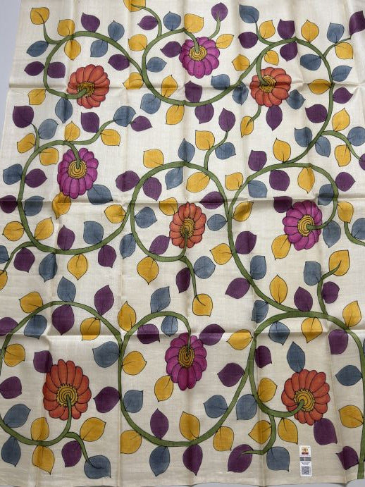 Unstitched Tussar Silk Blouse Fabric